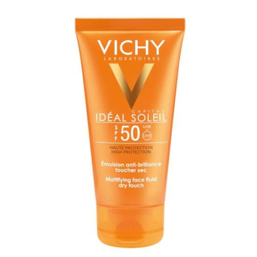 Vichy Ideal Soleil Mattifying Sunscreen Fluid for Face SPF 50 1.69 fl oz (50 ml)