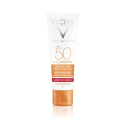 Vichy Ideal Soleil Sunscreen Cream with Antioxidant Effect 3-in-1 SPF 50 1.69 fl oz (50 ml)