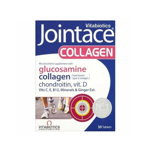 Vitabiotics Jointace Collagen with Chondroitin + Glucosamine Natural for Joints and Joint Cartilage 30 Tablets