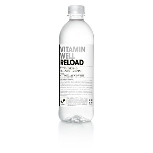 Vitamin Well Reload Vitamin Water with Lemon and Lime Flavor 16.91 fl oz (500 ml)
