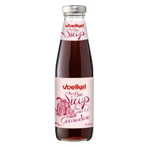 Voelkel Organic Pomegranate Syrup for Dilution 16.91 fl oz (500 ml)