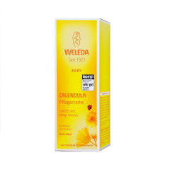 Weleda Baby Moisturizing Cream for Babies for Face and Body with Calendula 2.54 fl oz (75 ml)
