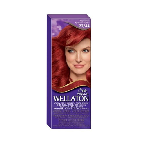 Wellaton Permanent Hair Color for Rich Color Volcanic Red 77/44
