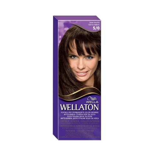 Wellaton Permanent Hair Dye for Rich Color Light Brown 5/0