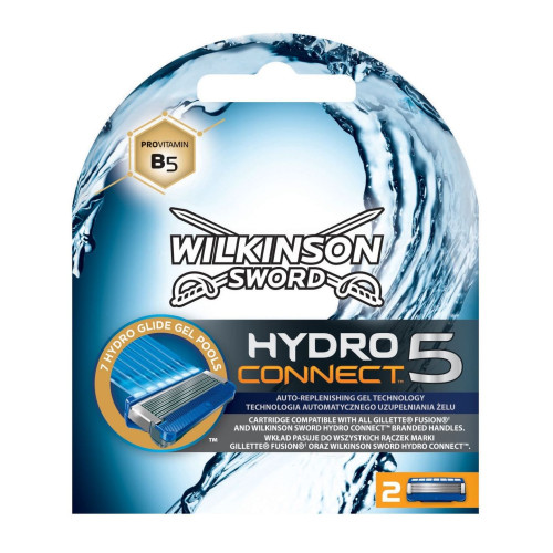 Wilkinson Hydro Connect 5 Replacement Blades for Men's Razor 2 pcs