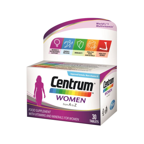 Centrum Women A-Z Vitamins and Minerals for Women 30 Tablets