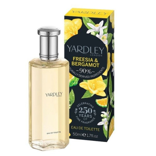 Yardley London Freesia and Bergamot Eau De Toilette for Women 1.69 fl oz (50 ml)