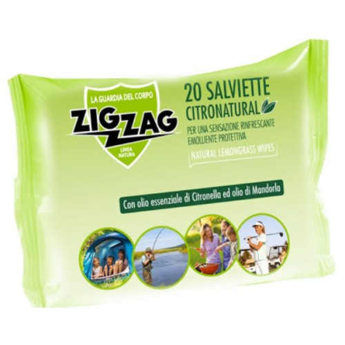 Zig Zag Citronatural Wet Wipes Against Insect Bites 20 pcs