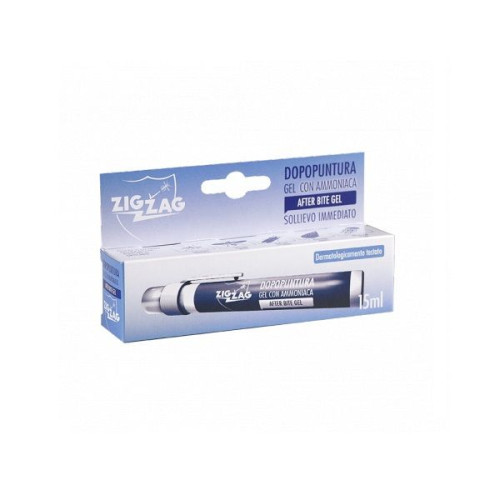 Zig Zag Dopopuntura Gel for Soothing Skin After Mosquito and Wasp Bites with Ammonia 0.51 fl oz (15 ml)