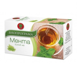 Bioprogramme Invigorating Mint Tea for Colds 0.05 oz (1.5 g) 20 Filter Bags