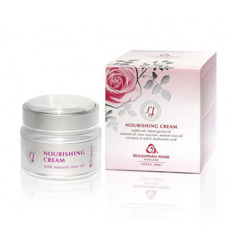 Bulgarian Rose Karlovo Lady's Joy Nourishing Anti-Wrinkle Face Cream with Natural Rose Oil 1.69 fl oz (50 ml)