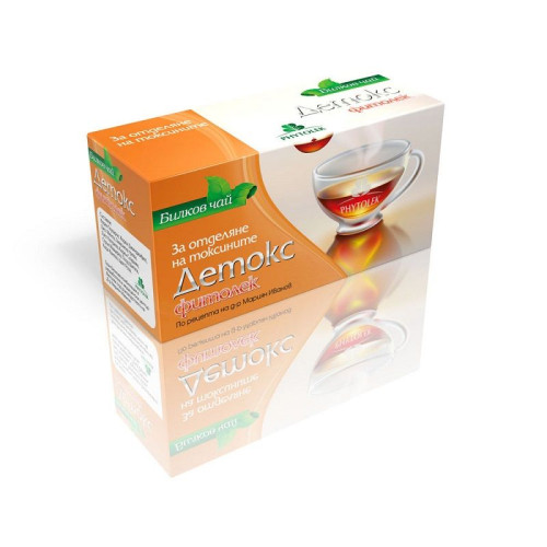 GT Fitolek Detox Herbal Tea for Cleansing and Toning 0.05 oz (1.5 g) 20 Filter Bags