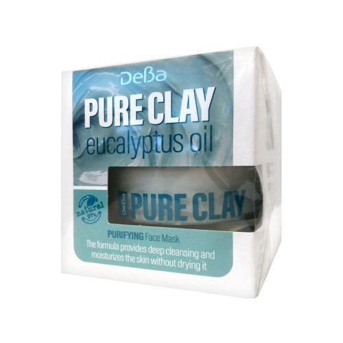 Deva Pure Clay Eucalyptus Oil Cleansing Face Mask Clay and Eucalyptus Oil 1.69 fl oz (50 ml)