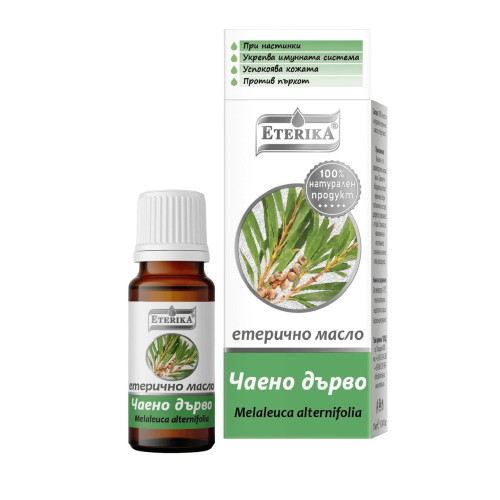 Eterika Natural Tea Tree Essential Oil Antiviral Agent 0.34 fl oz (10 ml)