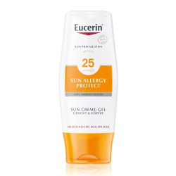 Eucerin Sun Sun Protection Cream-Gel Against Sun Allergies and Damage SPF 25 5.07 fl oz (150 ml)