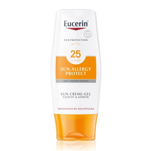 Eucerin Sun Sun Protection Cream-Gel Against Sun Allergies and Damage SPF 25 5.07 fl oz (150 ml)