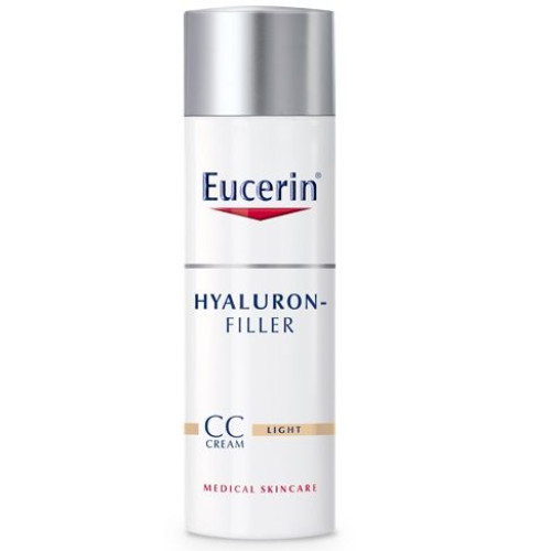 Eucerin Hyaluron Filler CC cream for the Face Specifically Designed to Combat Wrinkles Light Shade SPF 15+ 1.69 fl oz (50 ml)