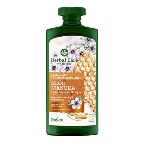 Farmona Herbal Care Nourishing Shampoo for Hair with Manuka Honey and Keratin 16.91 fl oz (500 ml)