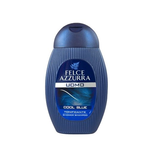 Felce Azzurra Uomo Cool Blue Shower Gel and Shampoo 2 in 1 for Men 8.45 fl oz (250 ml)