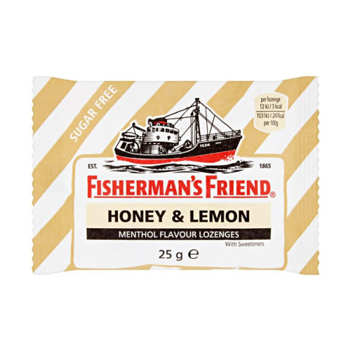 Fisherman’s Friend Sugar-Free Honey and Lemon Menthol Candies 0.88 oz (25 g)