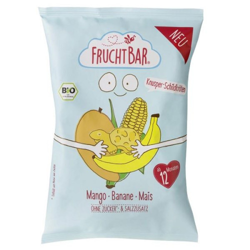 Fruchtbar Organic Snacks Turtles with Mango and Banana for Children 12+ Months 1.06 oz (30 g) - 6330