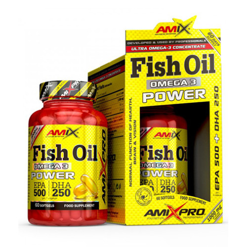 Amix Fish Oil Omega-3 Power 60 Softgel Capsules