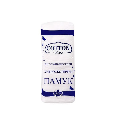 Cotton Line Hygroscopic Cotton Wool 1.76 oz (50 g)