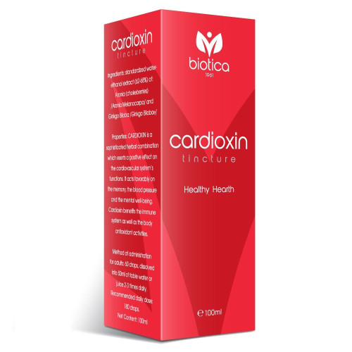 Biotica Cardioxin for Blood Pressure Bad Cholesterol for the Heart 3.38 fl oz (100 ml)