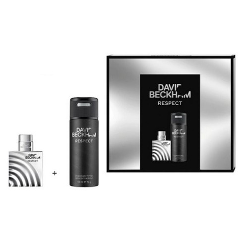 David Beckham Respect Promo Set for Men Eau De Toilette and Deodorant Spray