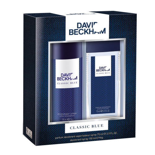 David Beckham Classic Blue Promo Set Deodorant Spray and Deodorant