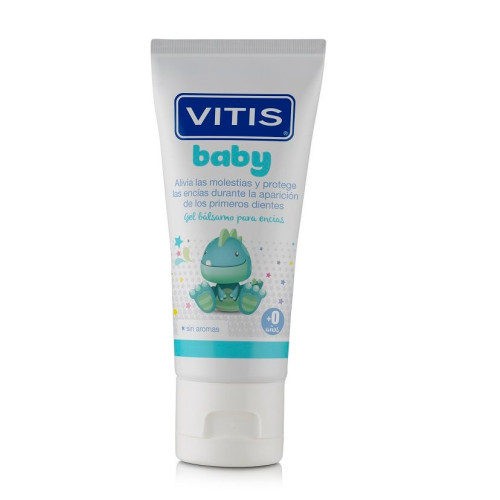 Vitis Baby Neutral Cream-Gel for Gums + Finger Cot for Babies 6+ Months 1.01 fl oz (30 ml)
