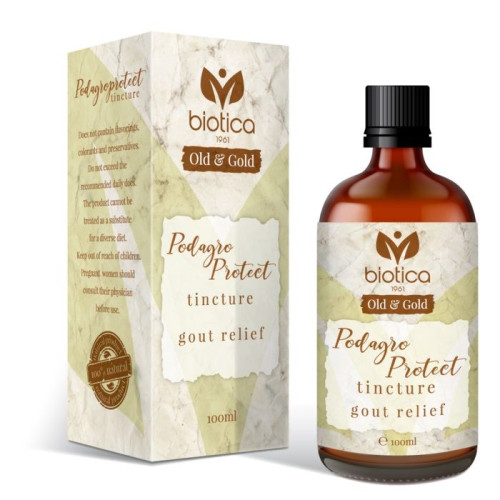 Biotica Podagro Protect Herbal Tincture for Gout and Arthrosis 3.38 fl oz (100 ml)