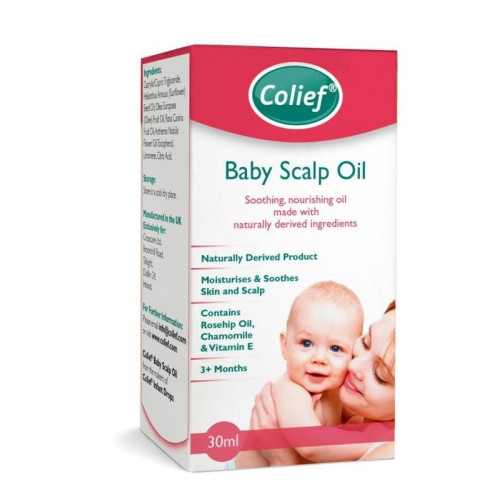 Colief Baby Scalp Oil Oil for Cradle Cap for Delicate Baby Skin 1.01 fl oz (30 ml) - Crosscare
