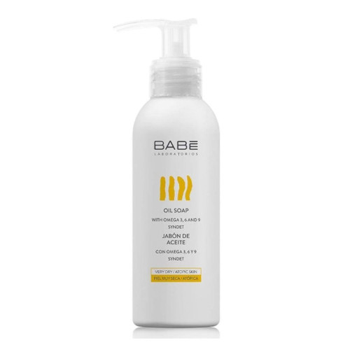 Babe Soothing Liquid Soap with 40% Oils for Atopic Irritated and Very Dry Skin 3.38 fl oz (100 ml)