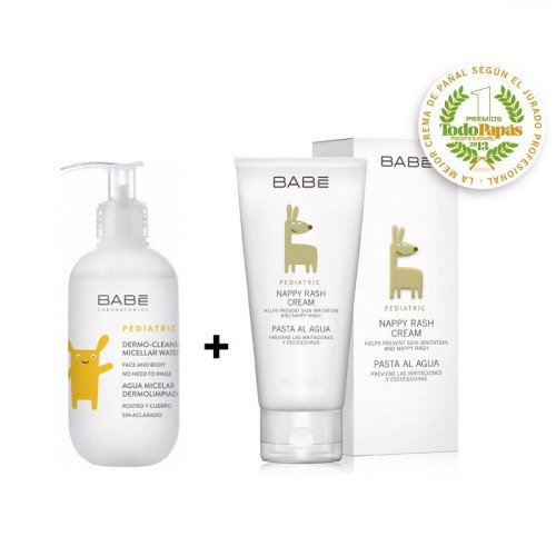 Babe Pediatric Promo Set Anti-Diaper Rash Cream and Micellar Water for Babies