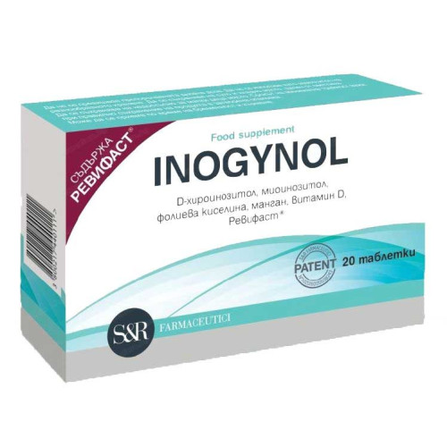 Ecopharm Inogynol with Revifast for Pregnancy and Polycystic Ovaries 20 Tablets