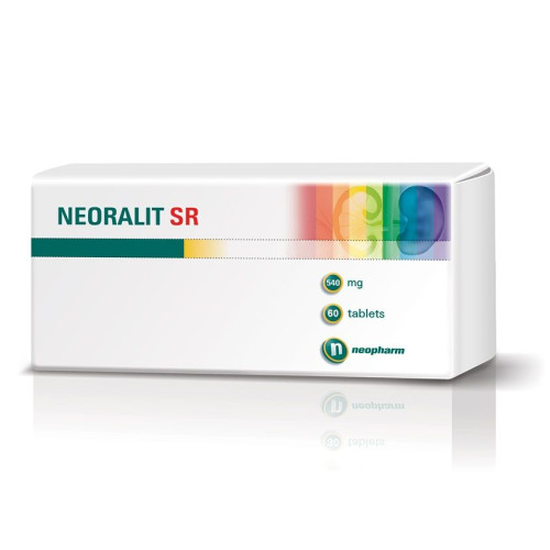 Neopharm Neoralit Sr for Potassium Deficiency 540 mg 60 Tablets