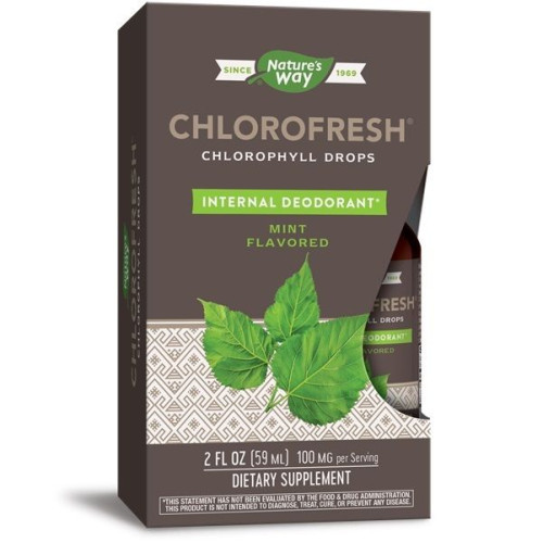 Nature's Way Chlorofresh Chlorophyll for Cleansing and a Healthy Stomach 2 fl oz (59 ml) Drops
