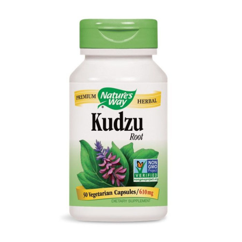 Nature's Way Kudzu Root for Quitting Smoking and Alcohol 610 mg 50 Capsules