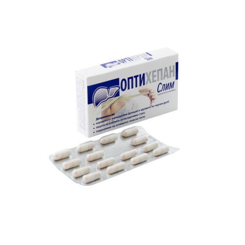 Naturprodukt Optihepan Slim for Fast Metabolism and Healthy Liver 30 Capsules