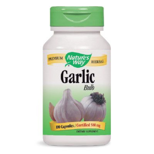 Nature's Way Garlic for Weak Immunity to Infections 580 mg 100 Capsules