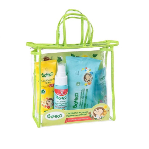 Bochko Promo Set for Walks Sunscreen + Insect Bite Lotion + Wet Wipes SPF 50