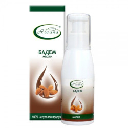 Rivana Natural Almond Oil for Healthy Hair and Skin 3.38 fl oz (100 ml)