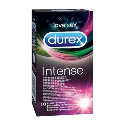 Durex Intense Orgasmic Condoms with Stimulating Effect 10 pcs
