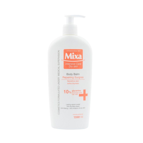 Mixa Sensitive Regenerating Dermatological Balm for Sensitive and Dry Skin for the Body 13.53 fl oz (400 ml)