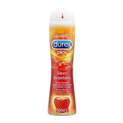 Durex Play Cheeky Cherry Sweet Strawberry Lubricant for Love Play 1.69 fl oz (50 ml)
