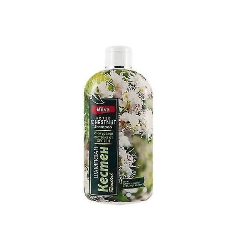 Milva Natural Anti-Dandruff and Dryness Shampoo with Chestnut 6.76 fl oz (200 ml)