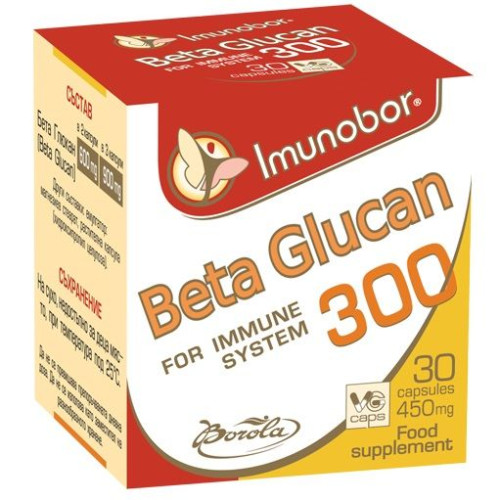 Borola Immunobor Beta Glucan for High Immunity Against Colds and Flu 300 mg 30 Capsules
