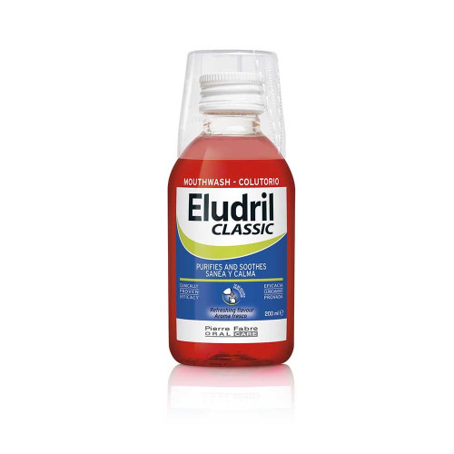 Eludril Classic Mouthwash for Oral Hygiene and Healthy Gums 6.76 fl oz (200 ml)