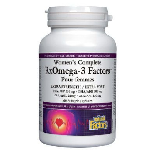 Natural Factors Omega Rx Factor for Women's Health 60 Capsules